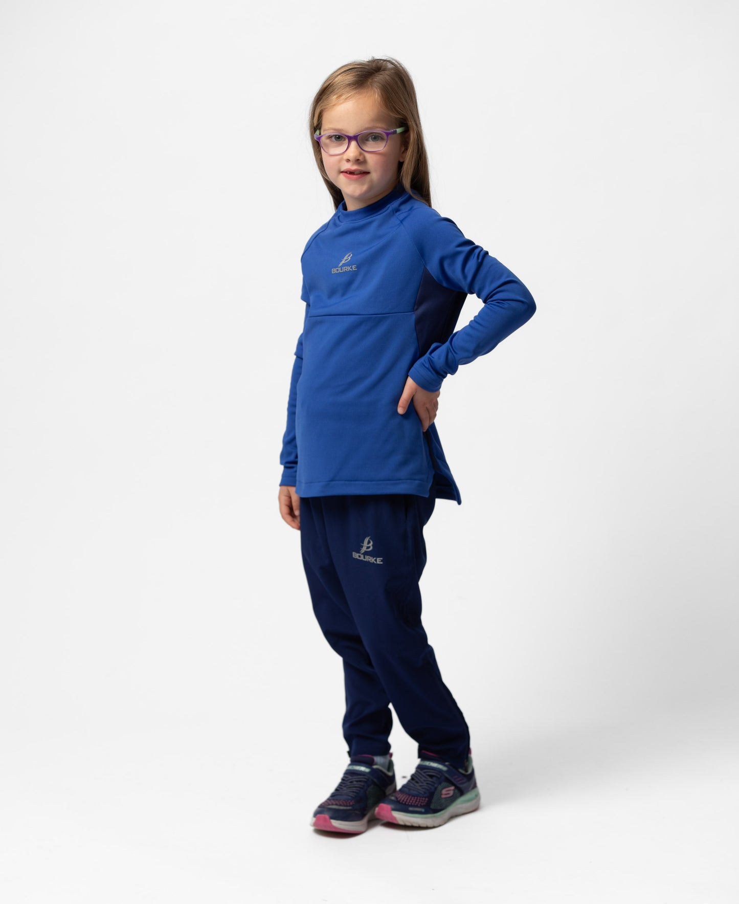 BARR Kids Crew Neck (Blue/Navy)