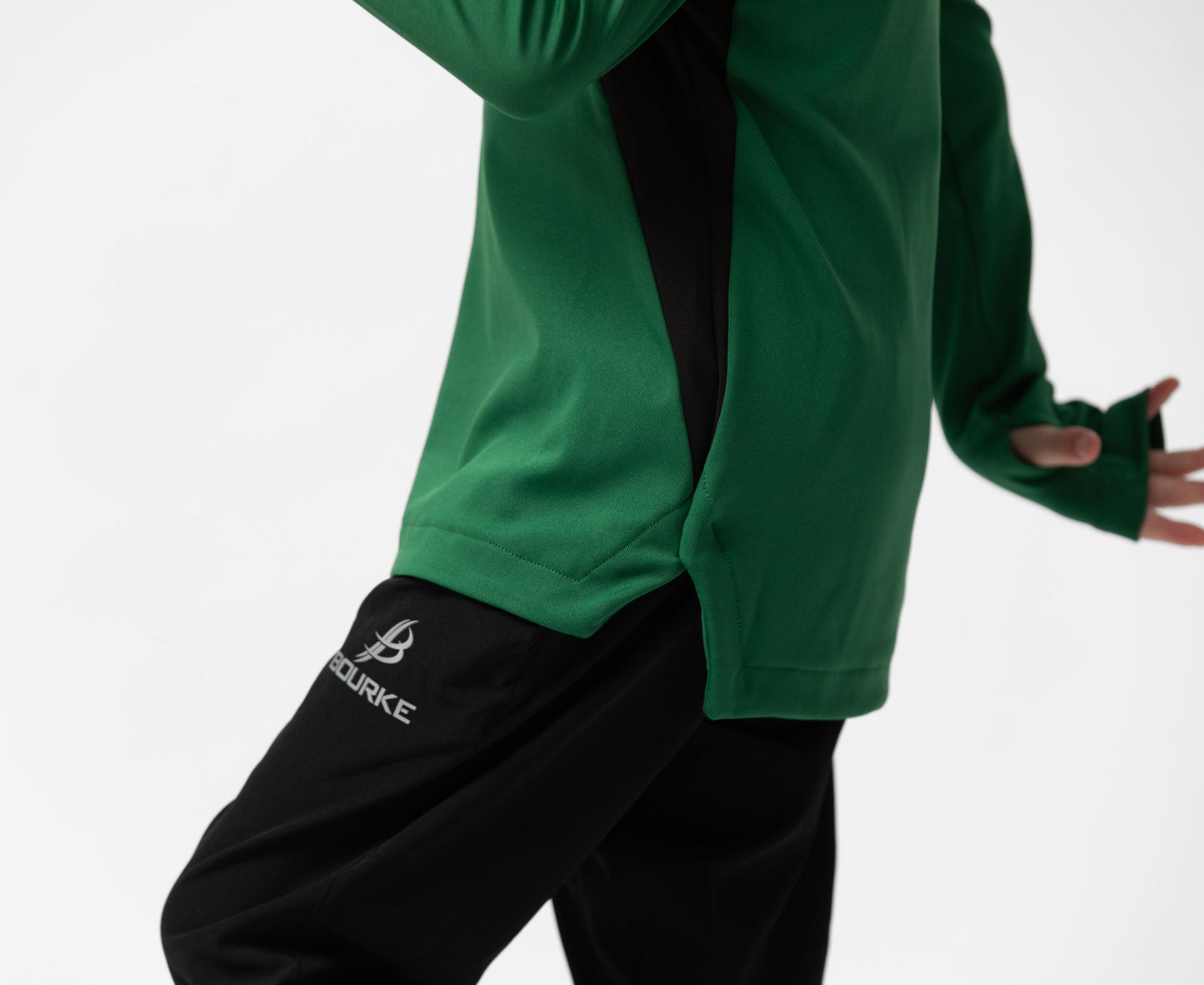 BARR Kids Crew Neck (Green/Black)