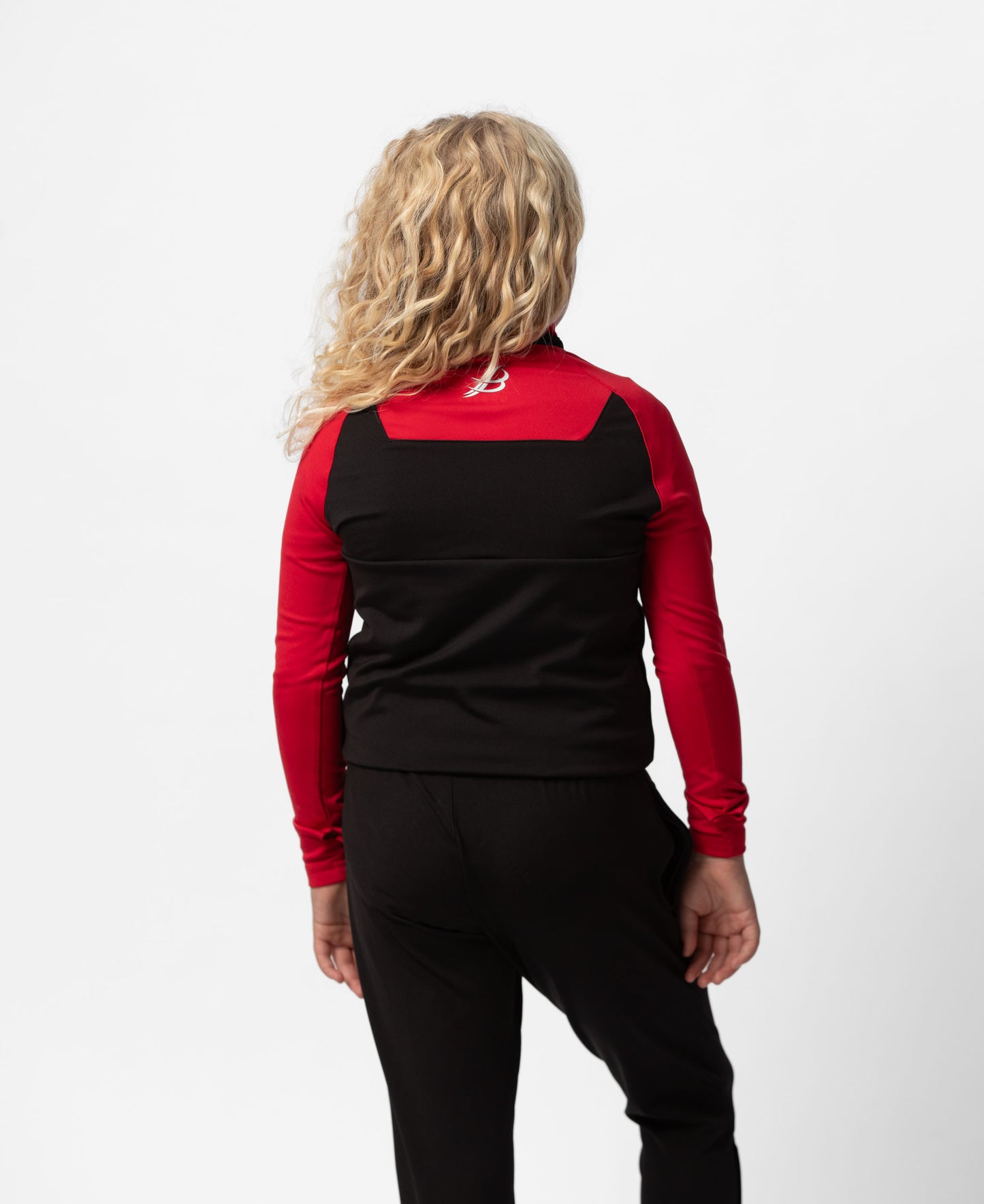 BARR Kids Half Zip (Black/Red)