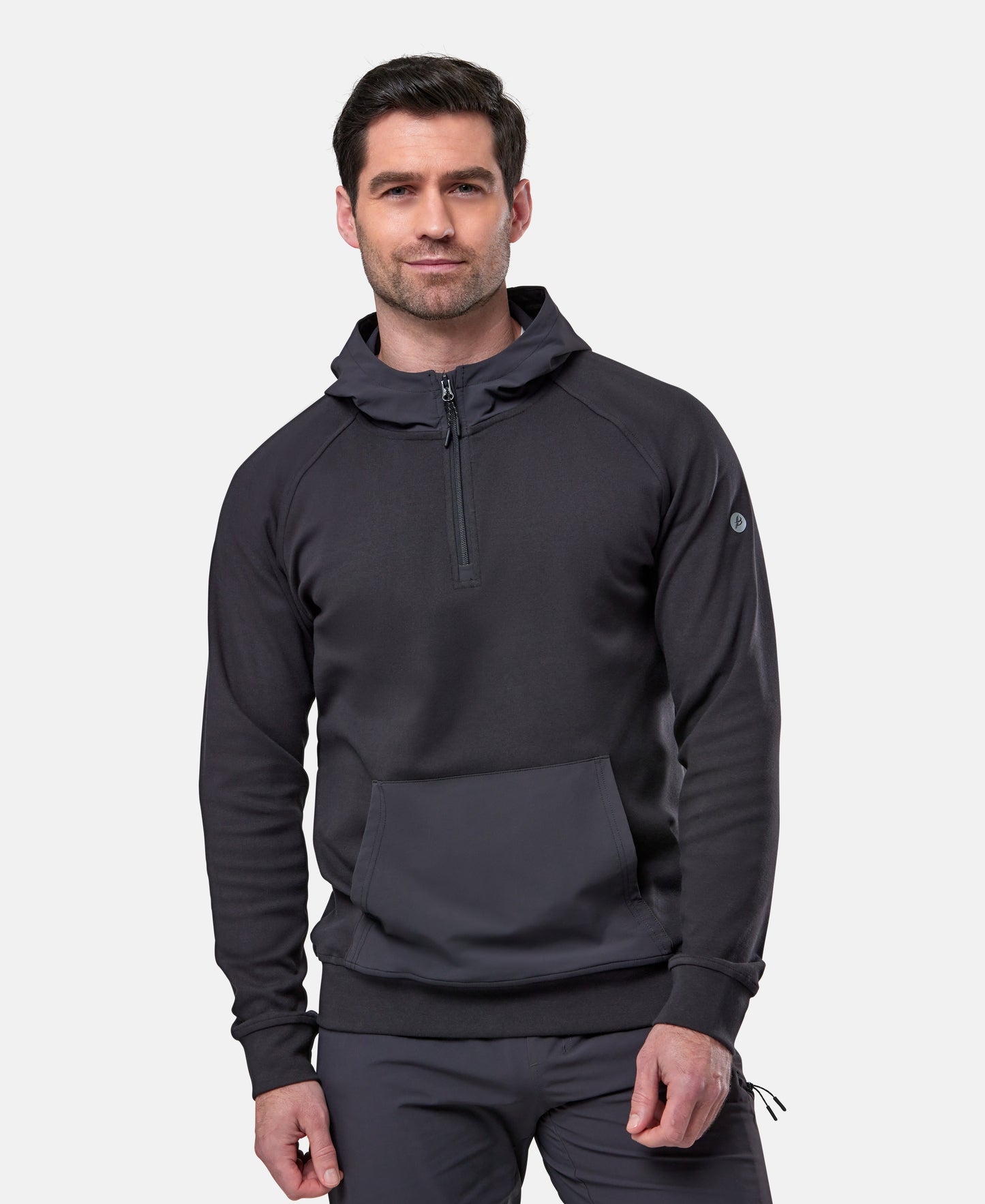 Motion Half Zip Hoody (Charcoal Charge)