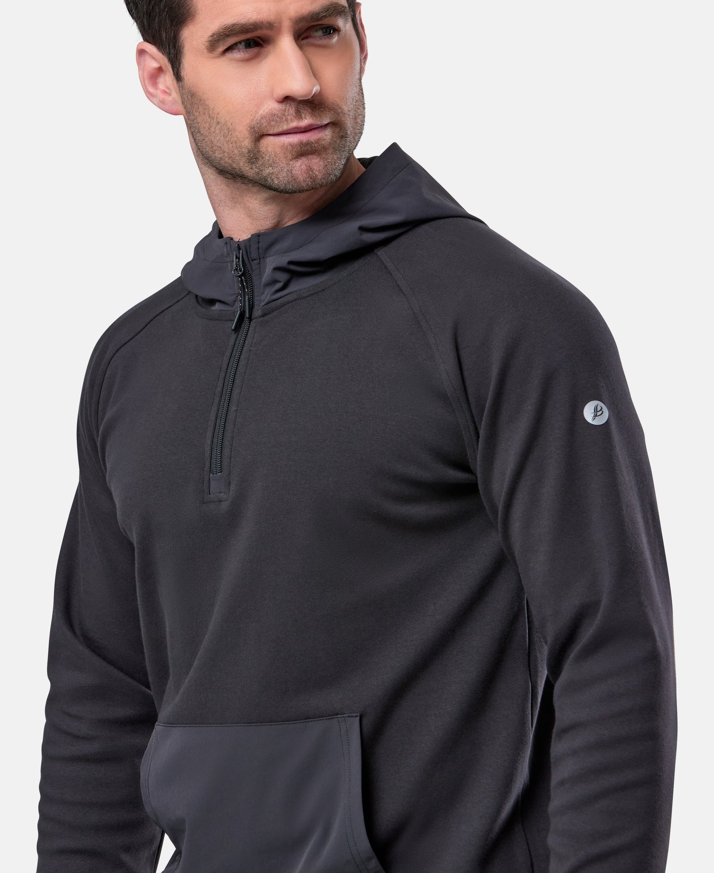 Motion Half Zip Hoody (Charcoal Charge)