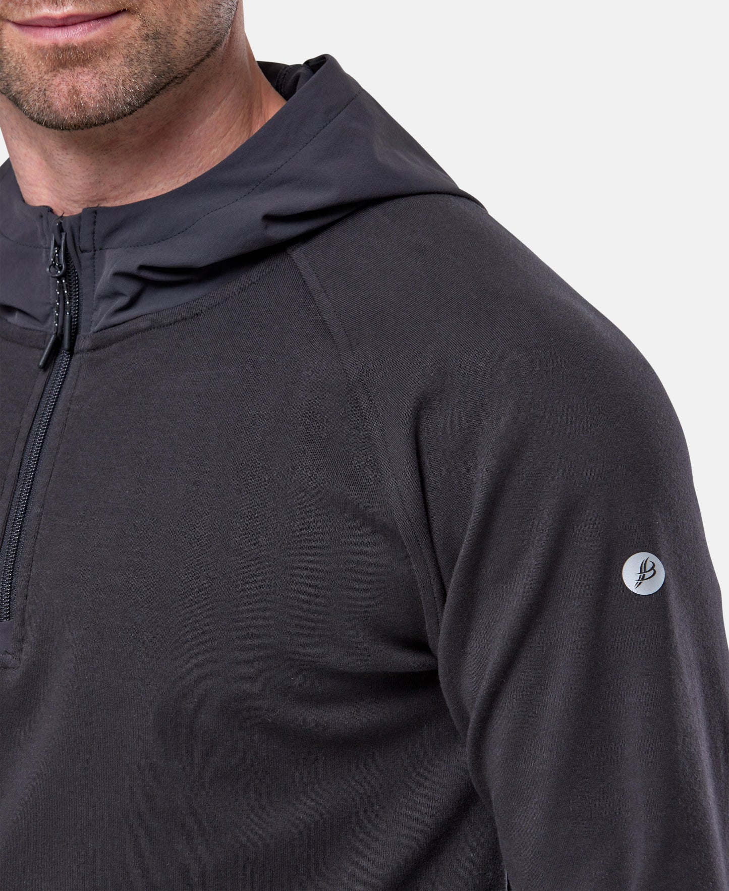 Motion Half Zip Hoody (Charcoal Charge)