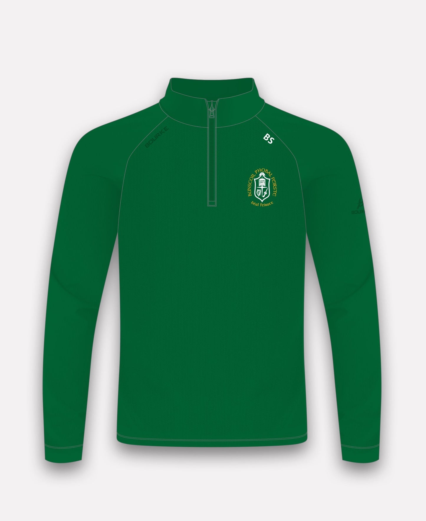 Bunscoil Phobal Feirste CORE Half Zip (Green)