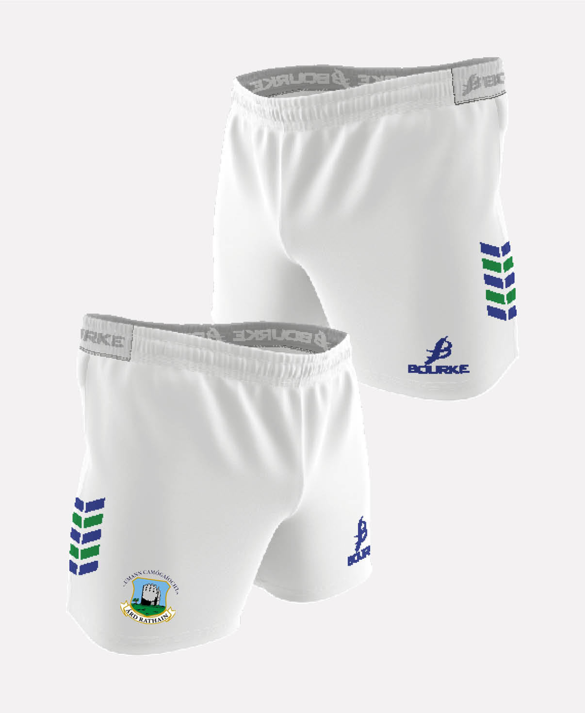 CRC Gaels Flex Shorts 2025/26 (White/Green/Blue)