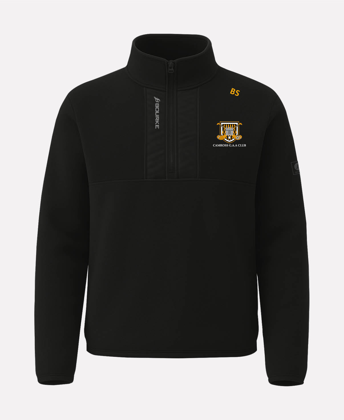 Camross GAA TEASRA Half Zip Fleece (Black)