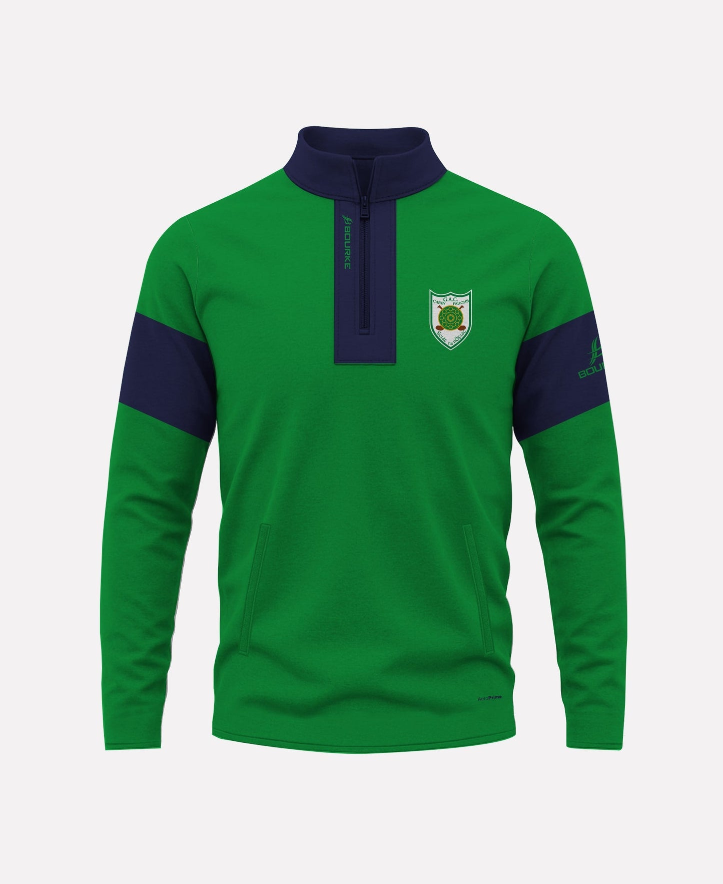 Carey Faughs TEASRA Half Zip (Navy/Green)