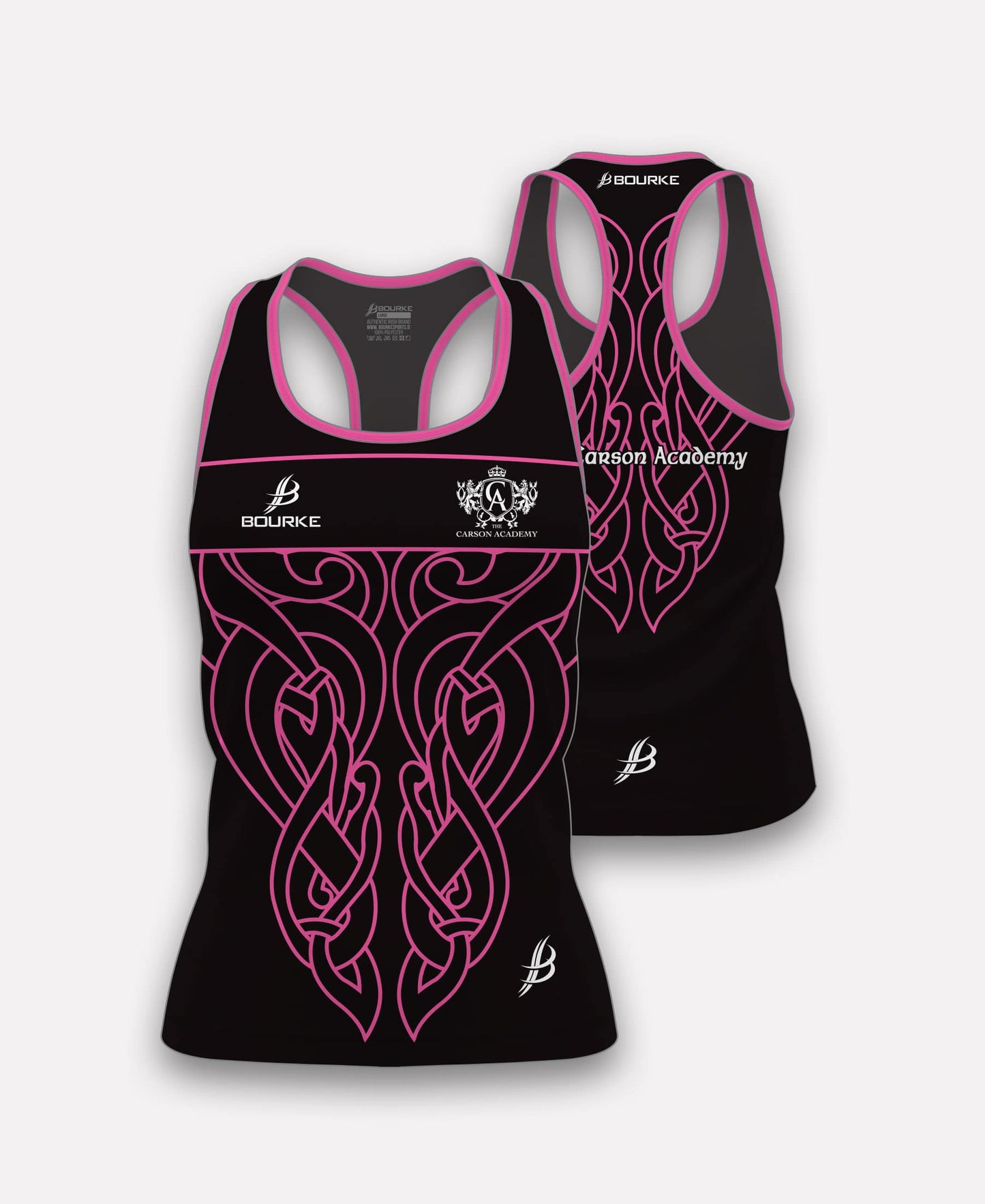 The Carson Academy School Of Irish Dance Womens Vest (Pink) 2025