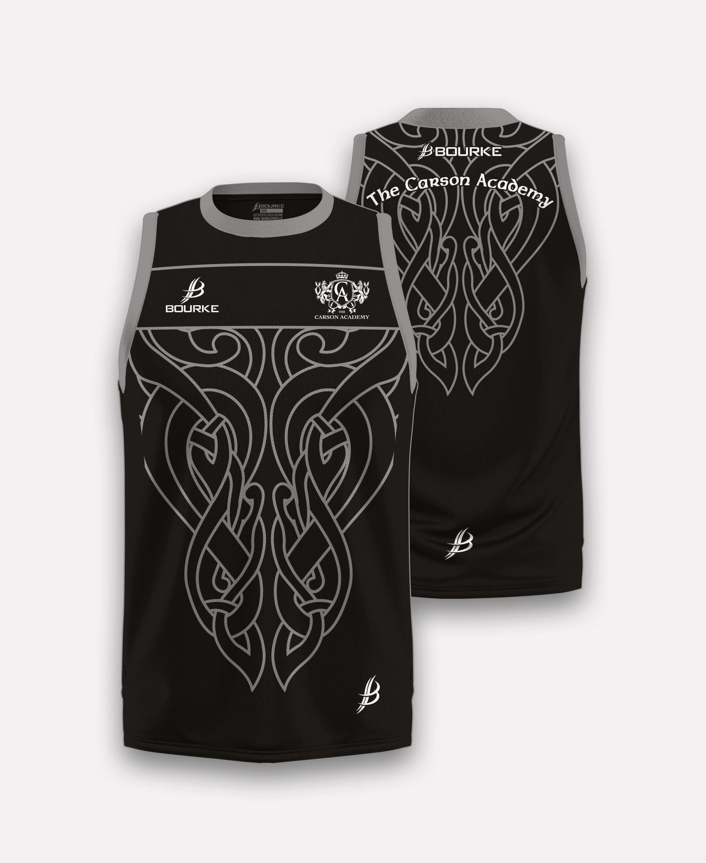 The Carson Academy School Of Irish Dance Singlet (Grey) 2025