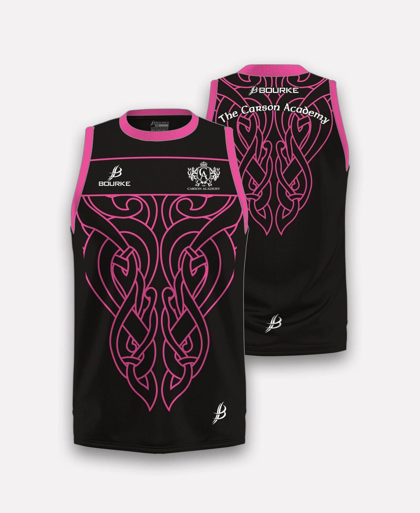 The Carson Academy School Of Irish Dance Singlet (Pink) 2025