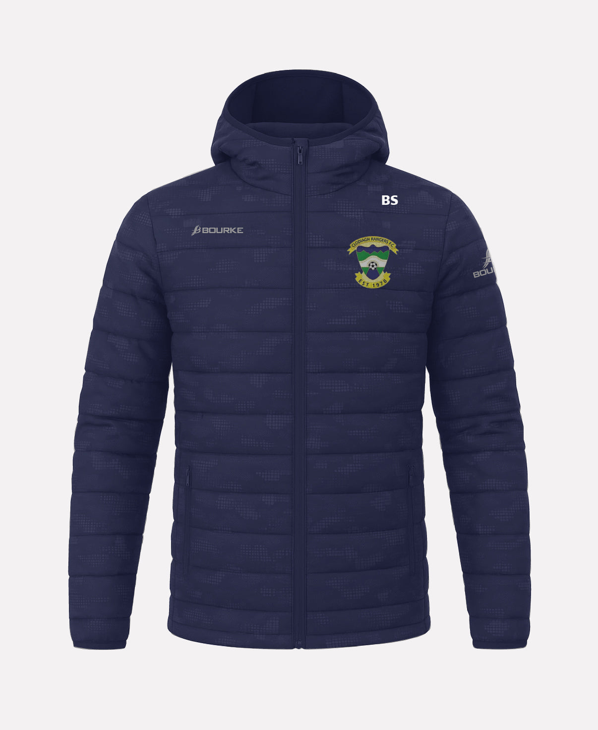 Clodiagh Rangers FC Reflective Camo Jacket (Navy)