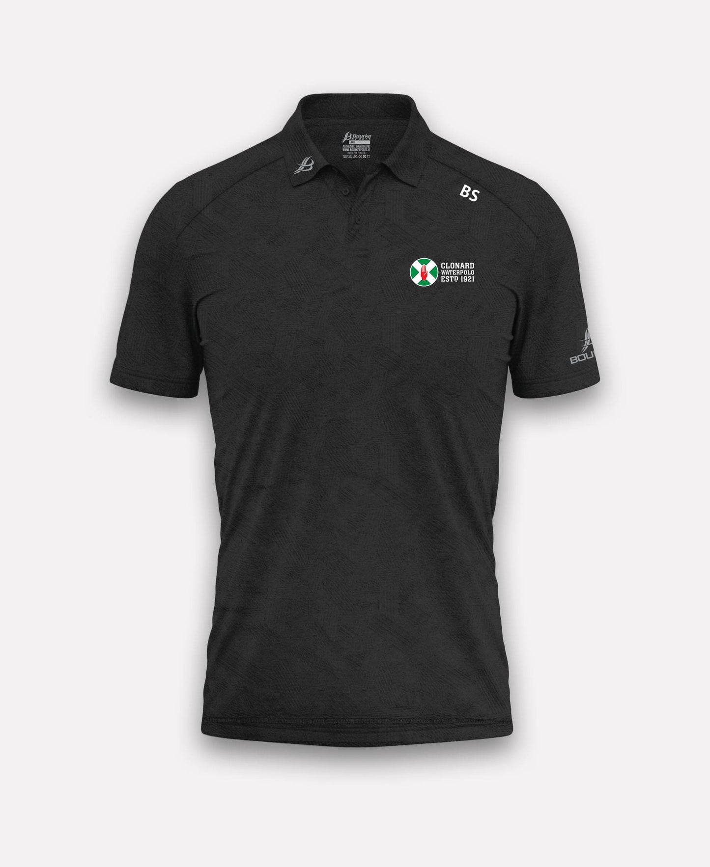 Clonard Waterpolo BARR Polo Shirt (Black)