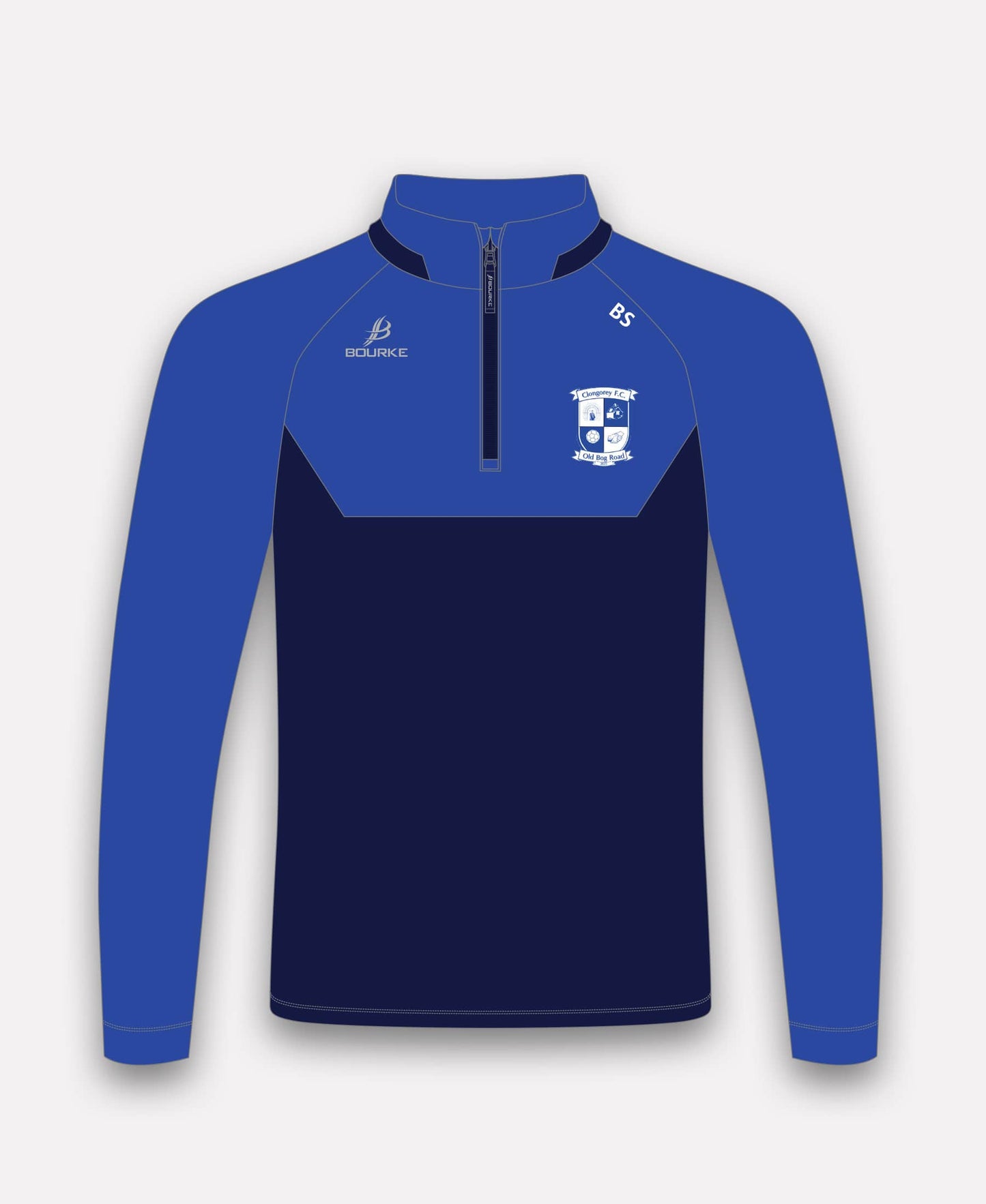 Clongorey FC BARR Half Zip (Navy/Blue)