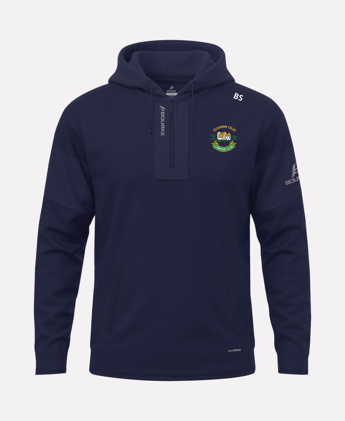 Clonkill Camogie TEASRA Half Zip Hoodie (Navy)