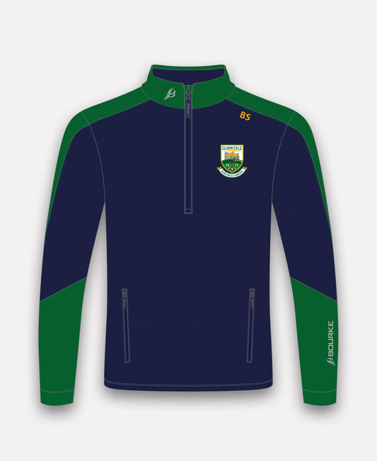 Clonkill Camogie Croga Half Zip (Navy/Green)