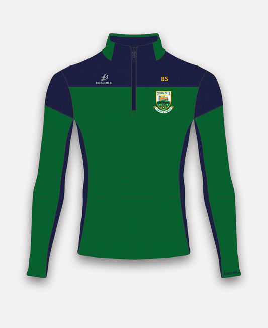 Clonkill Camogie TACA Half Zip (Navy/Green)