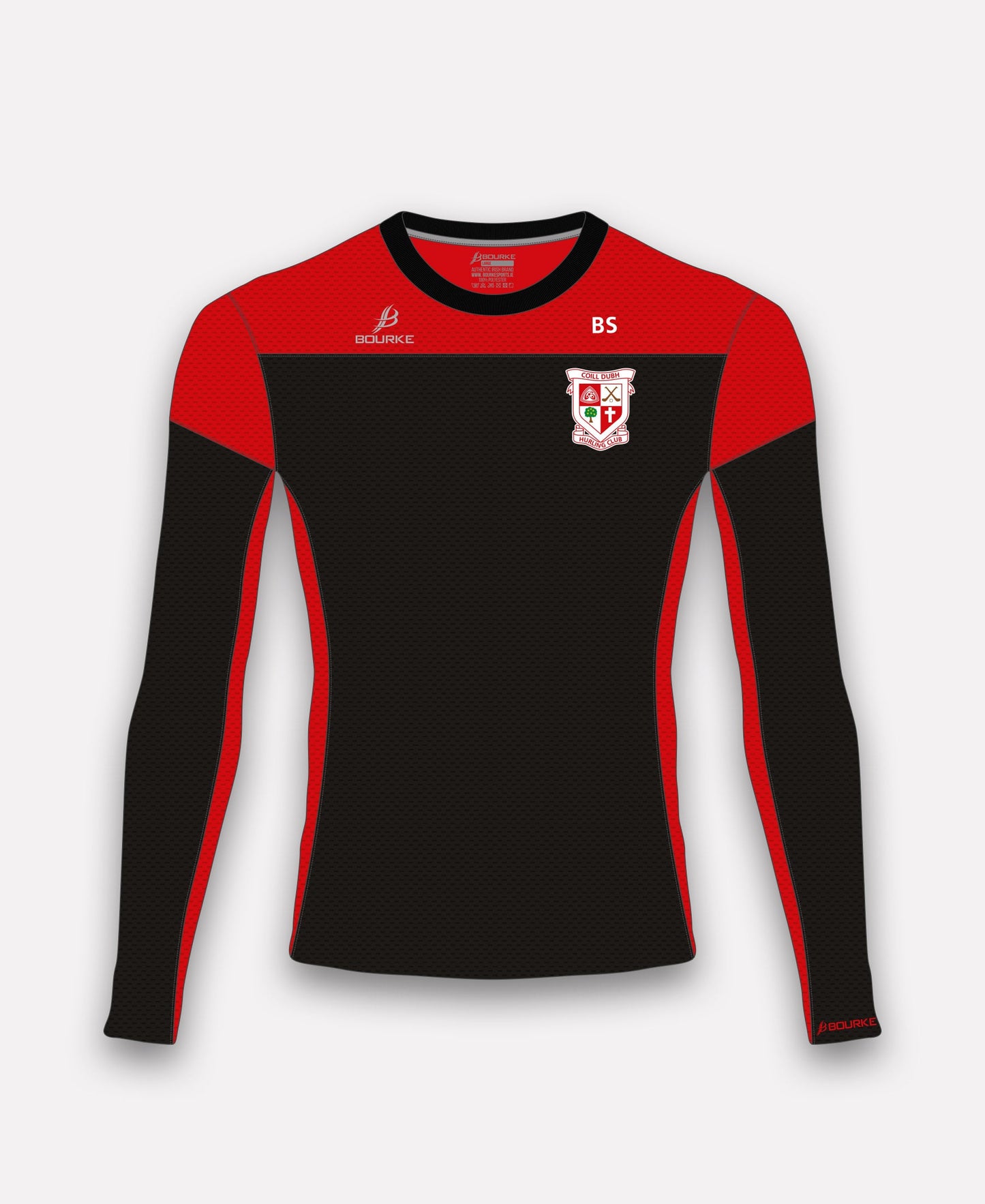 Coill Dubh Hurling Club TACA Crew Neck (Red/Black)