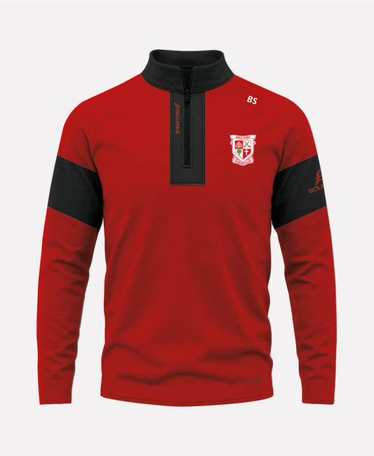 Coill Dubh Hurling Club TEASRA Half Zip (Black/Red)