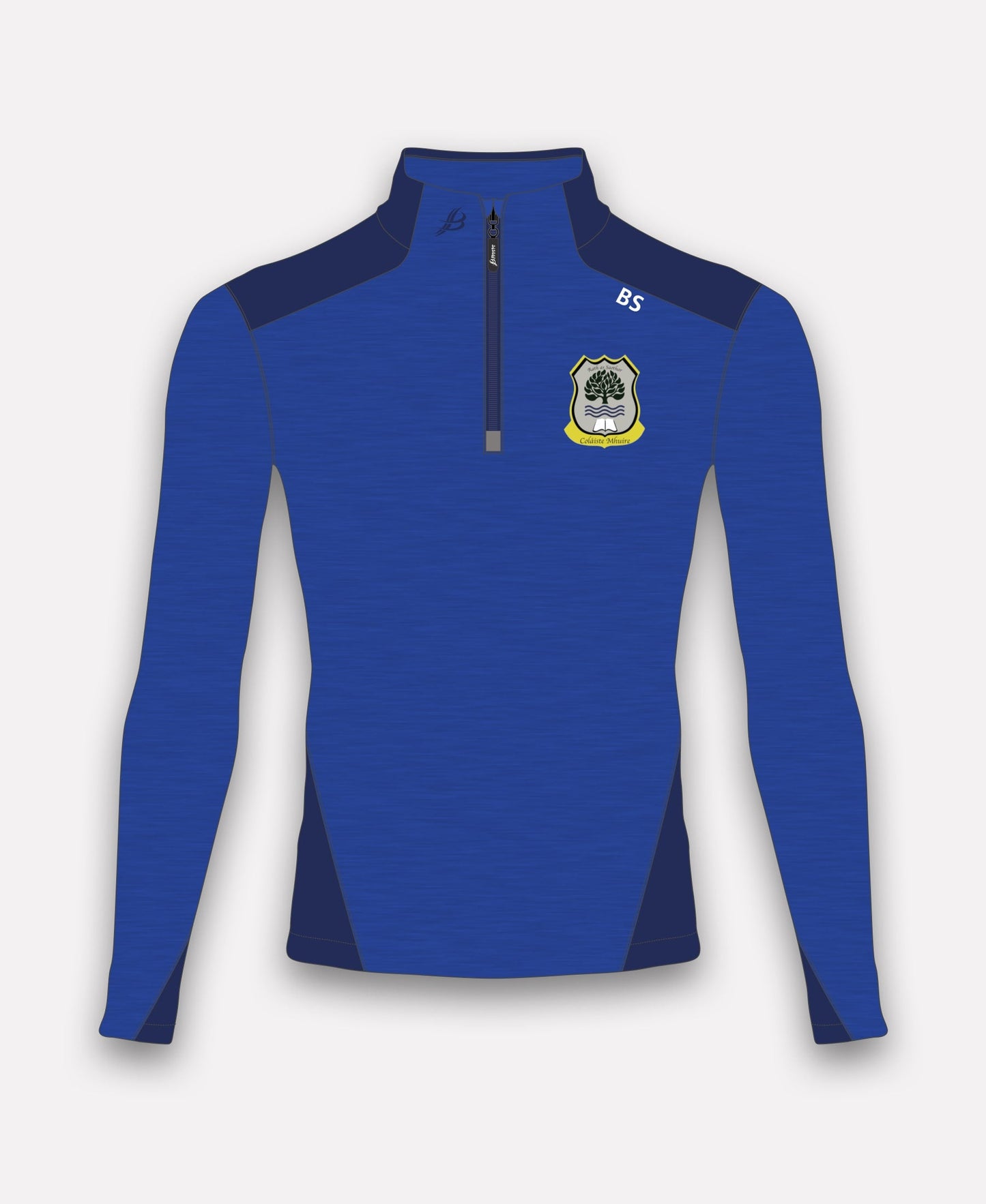 Colaiste Mhuire Co-Ed BUA Half Zip (Blue)