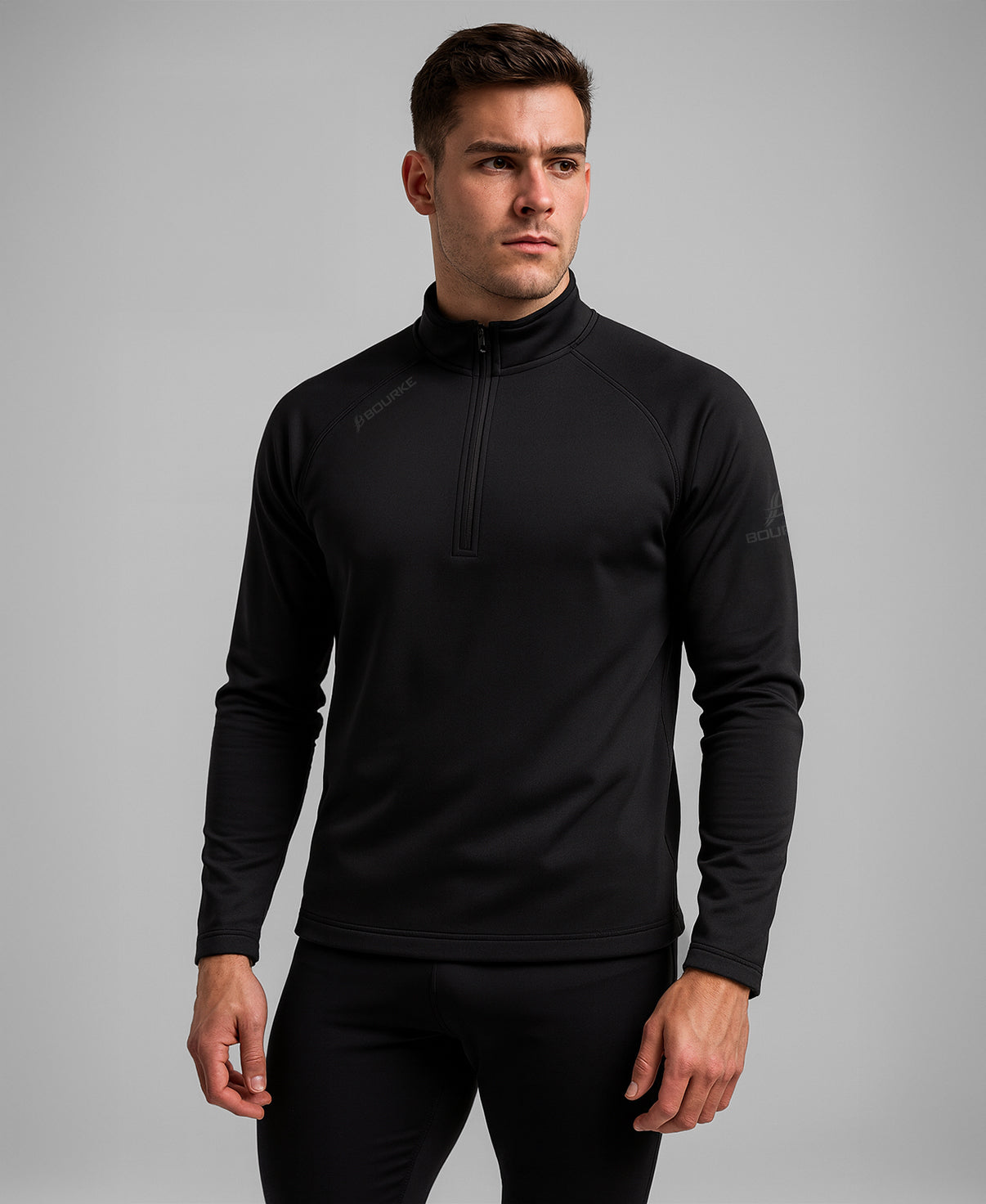 CORE Adult Half Zip (Black) – Bourke Sports (.COM) Website