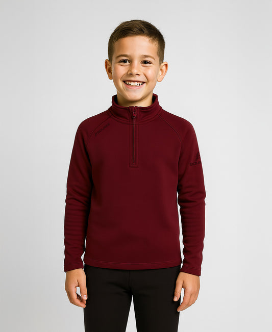 CORE Kids Half Zip (Maroon)