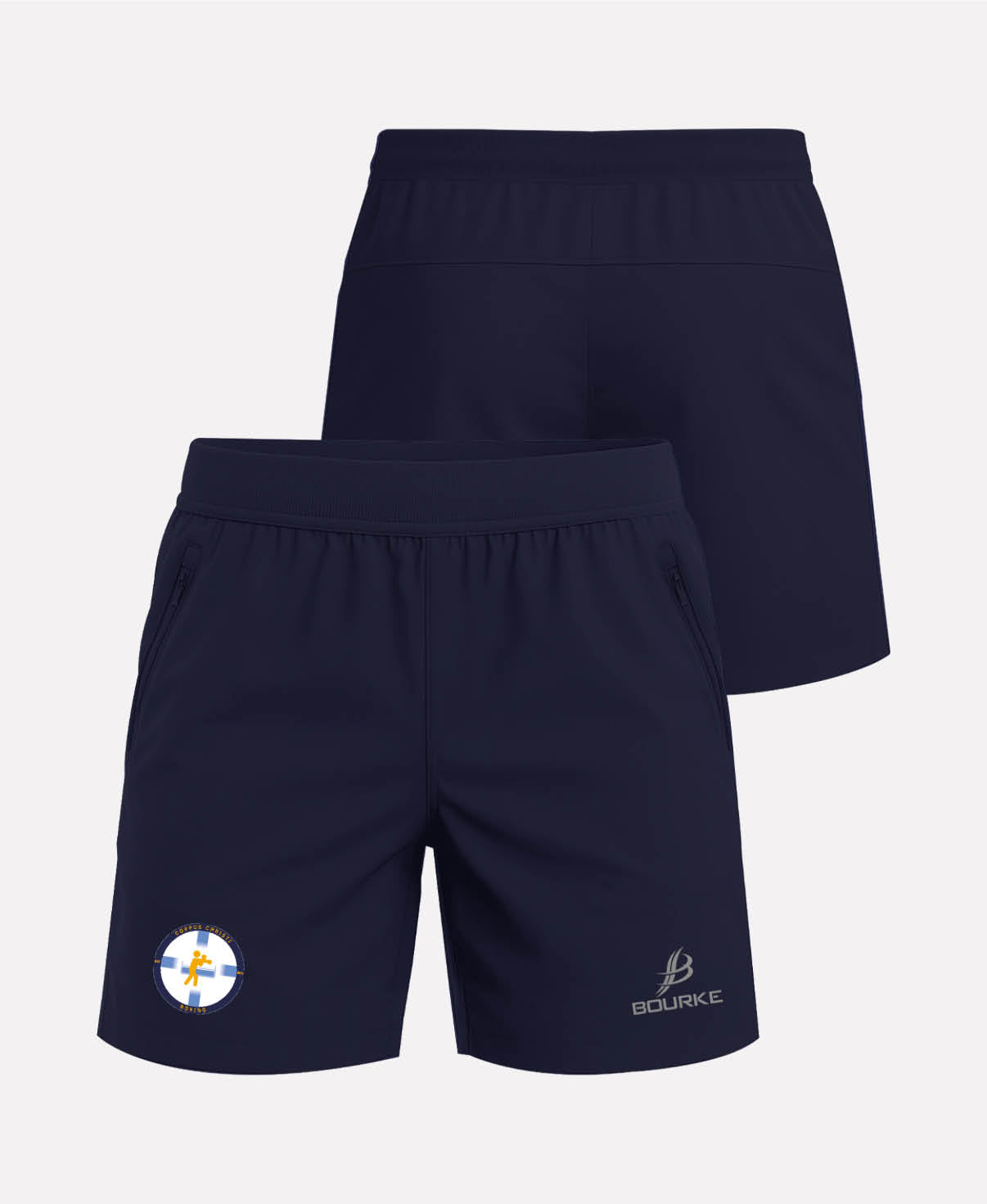 Corpus Christi Boxing Club FORTIS Gym Shorts (Navy)