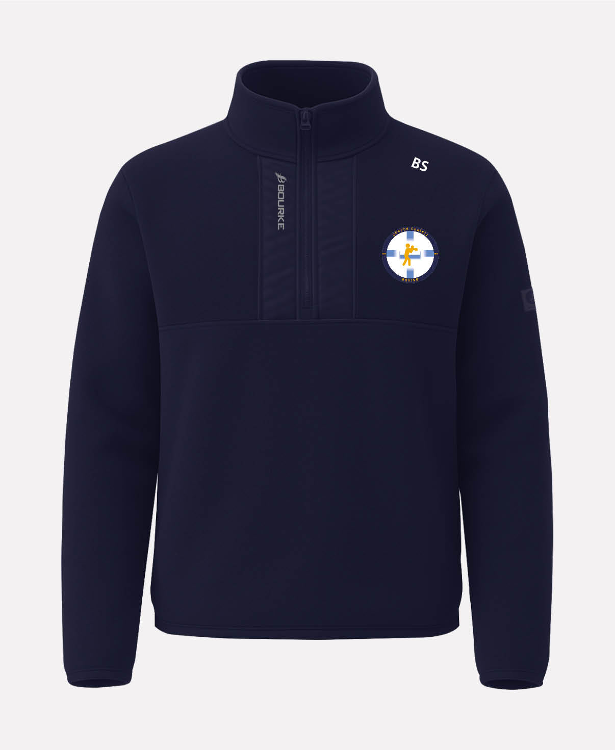 Corpus Christi Boxing Club TEASRA Half Zip Fleece (Navy)