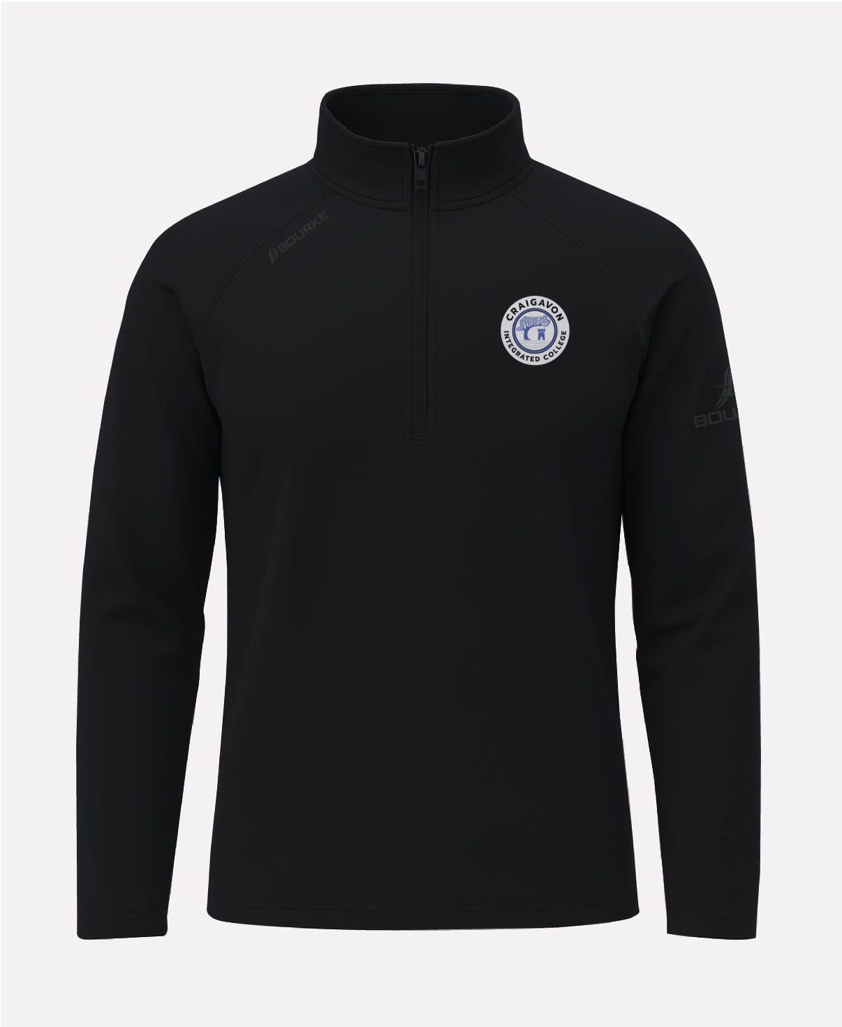 Craigavon Integrated College CORE Half Zip (Black)