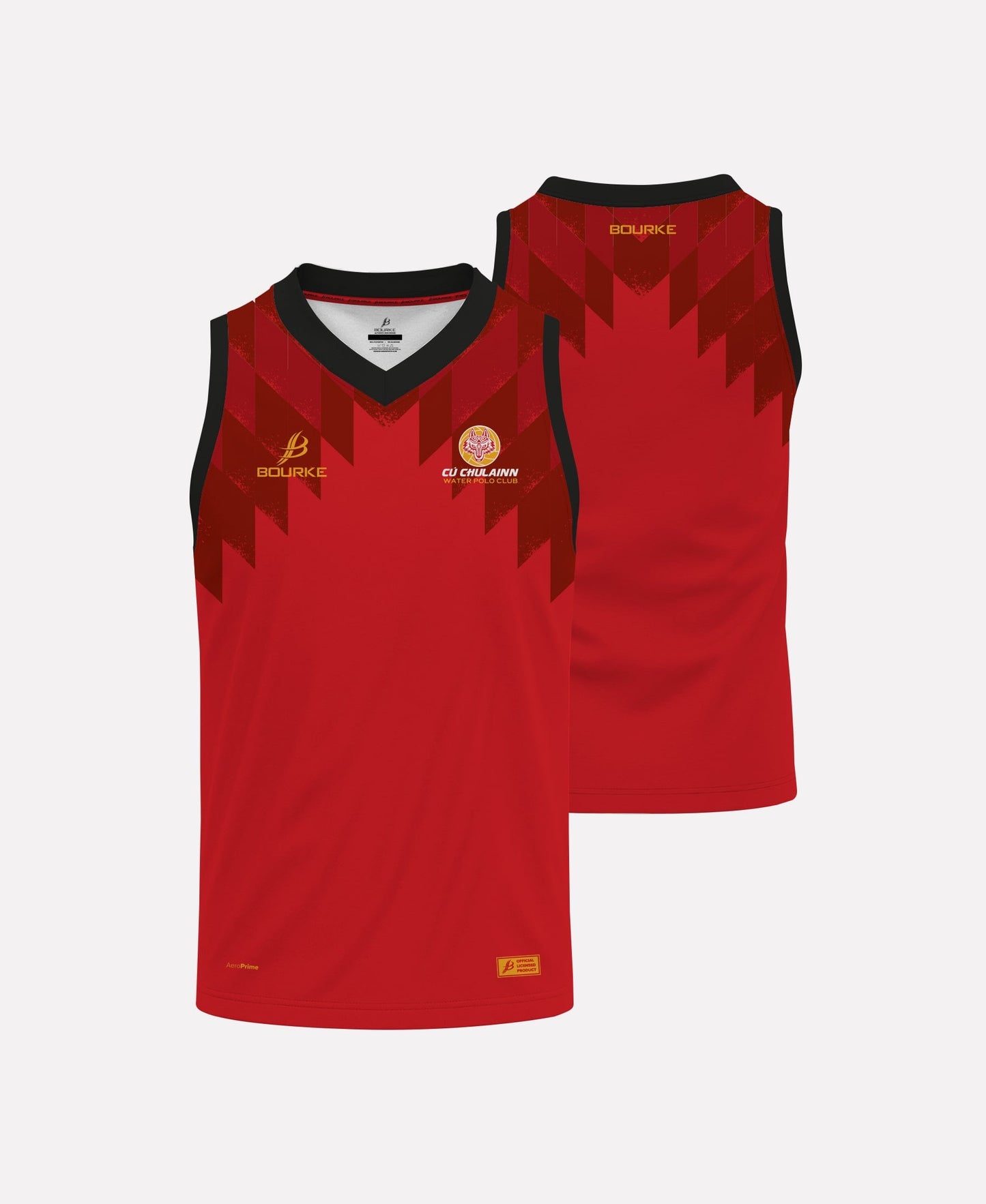 Cu Chulainn Water Polo Singlet 2025/26 (Red/Black)