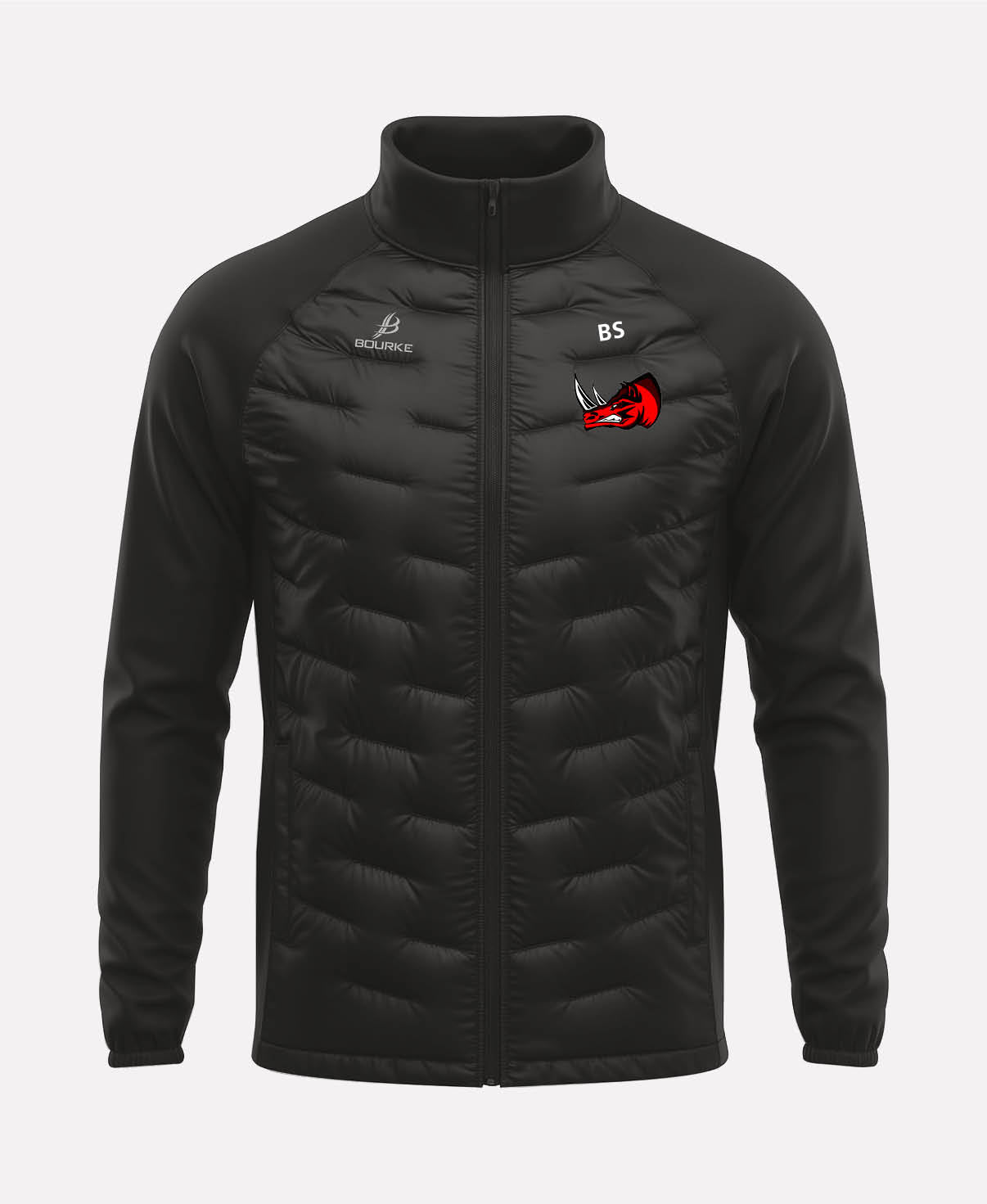 D15 Rhinos Croga Hybrid Gilet (Black)