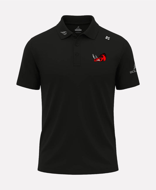 D15 Rhinos FORTIS Polo Shirt (Black)