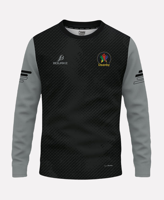 Deanby Special School STAFF Warm Up Crew Neck (Black/Grey)