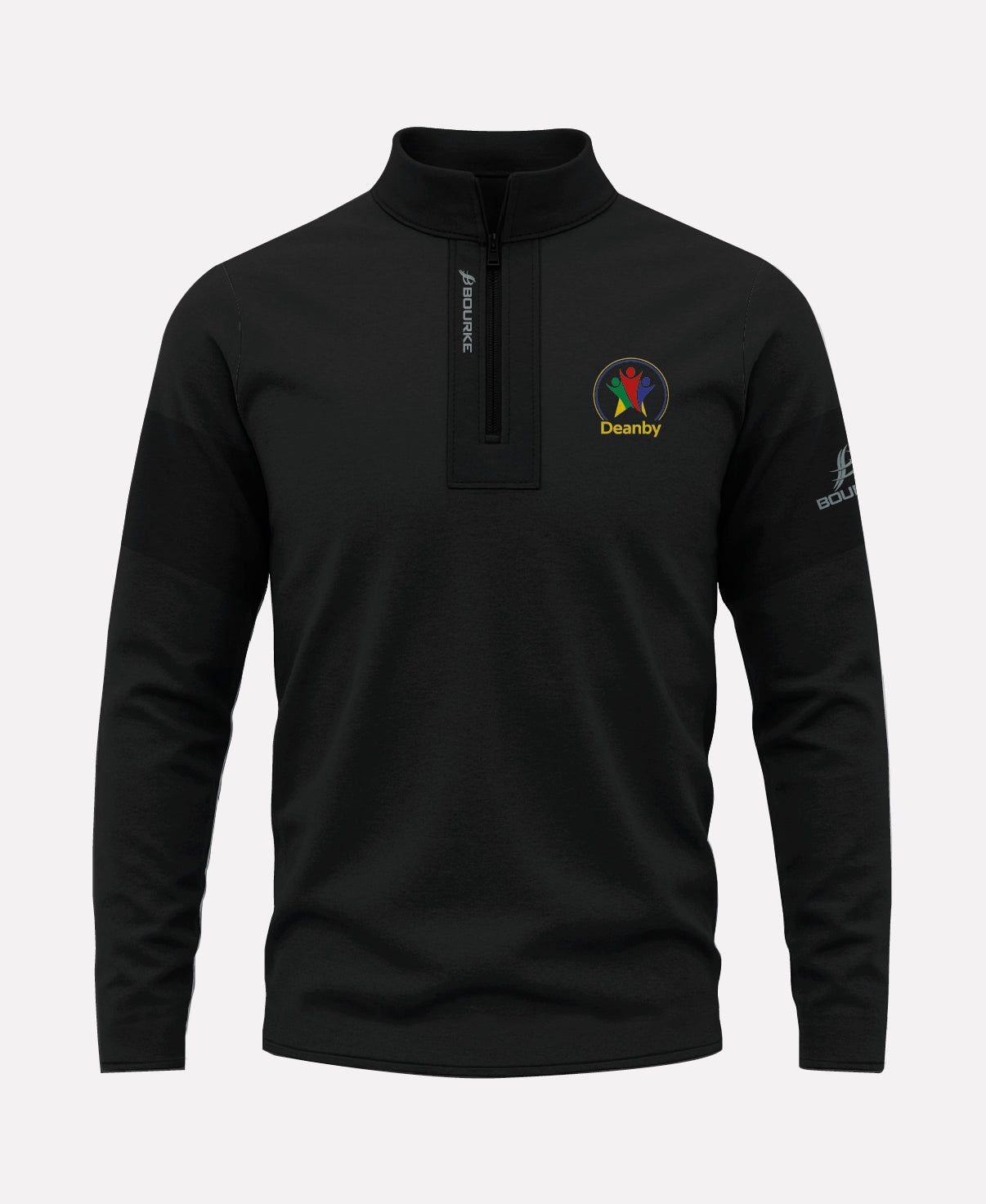 Deanby Special School STAFF TEASRA Half Zip (Black)
