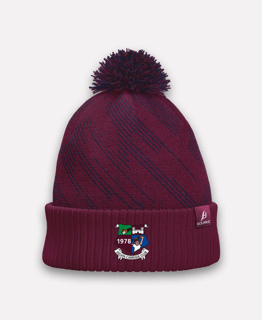 Delvin Camogie BARR Bobble Hat (Navy/Maroon)