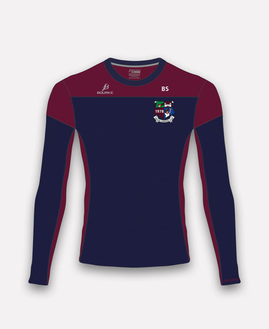 Delvin Camogie TACA Crew Neck (Maroon/Navy)