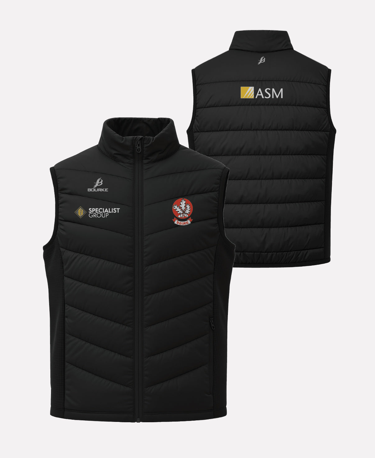 Derry Camogie FORTIS Gilet (Black)