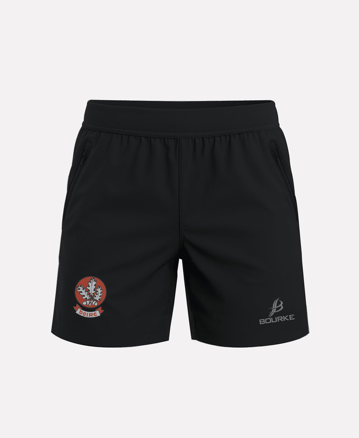 Derry Camogie FORTIS Gym Shorts (Black)