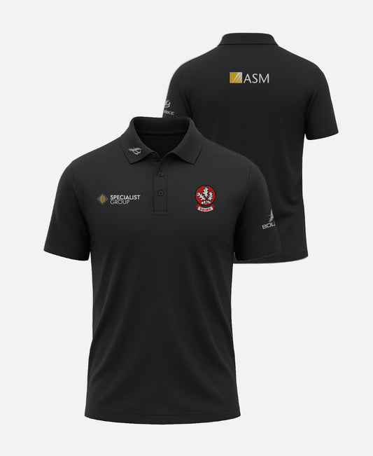 Derry Camogie FORTIS Polo Shirt (Black)