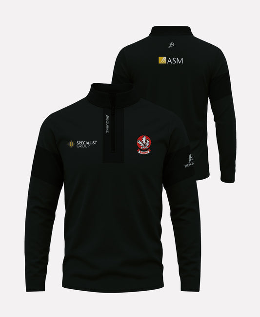 Derry Camogie TEASRA Half Zip (Black)