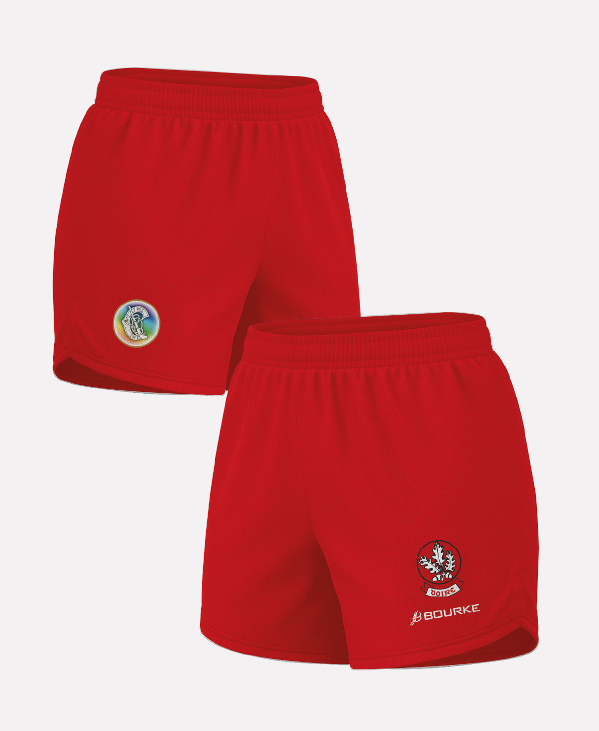 Derry Ladies Camogie Shorts (Red)
