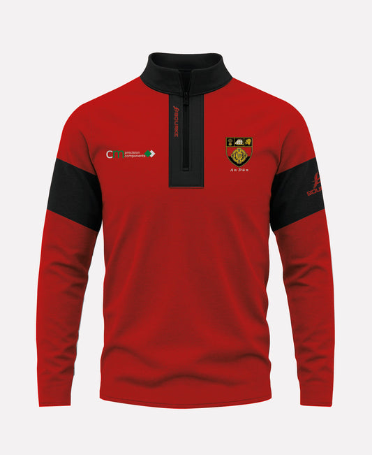 Down Camogie TEASRA Half Zip (Black/Red)