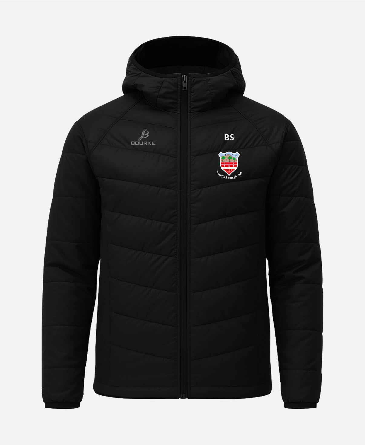 Drom & Inch Camogie FORTIS Hooded Jacket (Black)