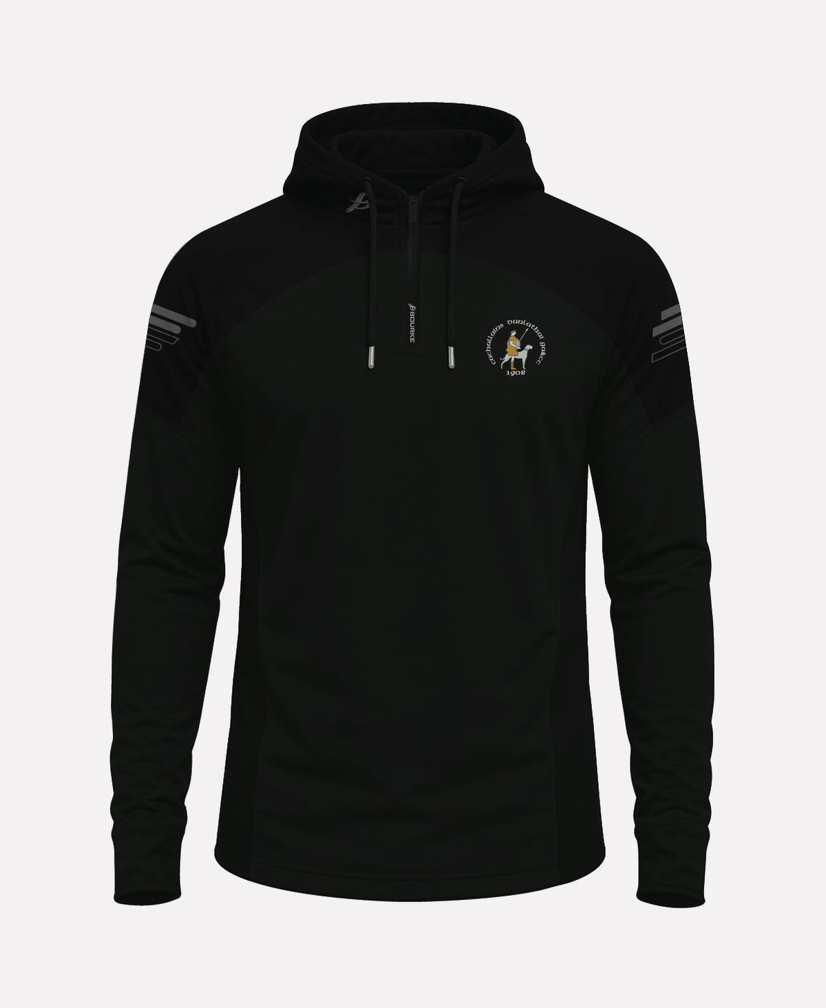 Dunloy Cuchullains SORA Half Zip Hoodie (Black)