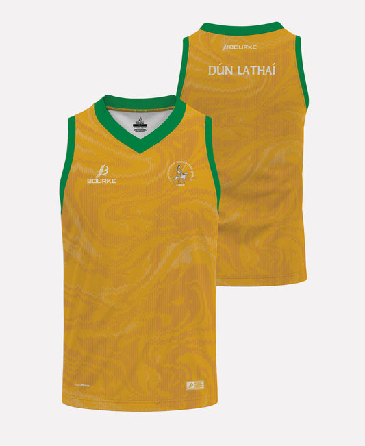 Dunloy Cuchullains Training Singlet (Amber/Green)