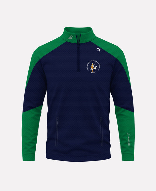 Dunloy Cuchullains Croga Half Zip (Navy/Green)