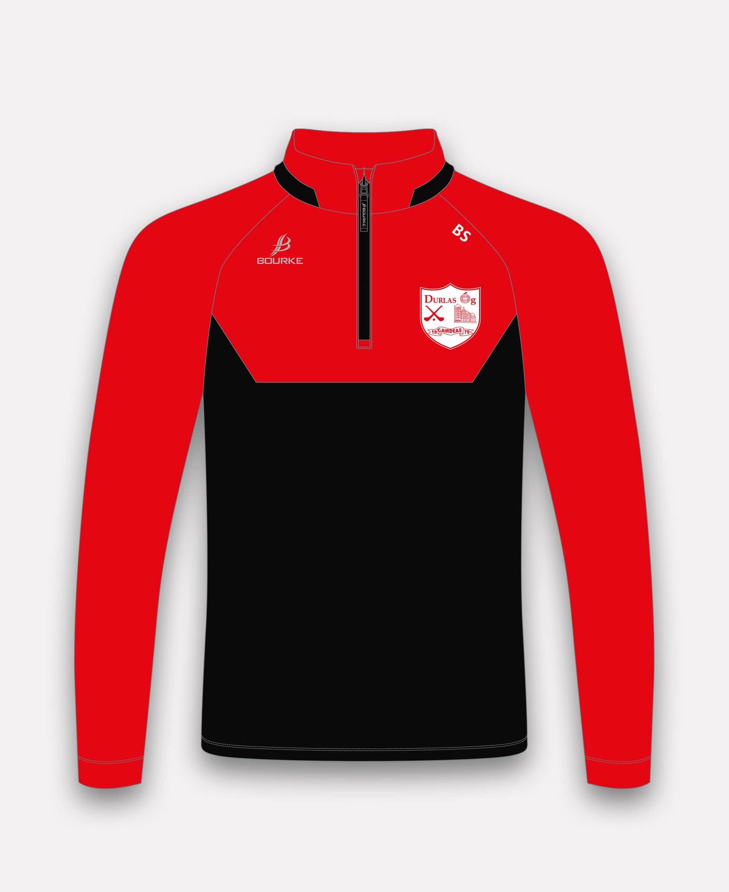 Durlas Óg BARR Half Zip (Black/Red)