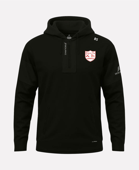 Durlas Og TEASRA Half Zip Hoodie (Black)