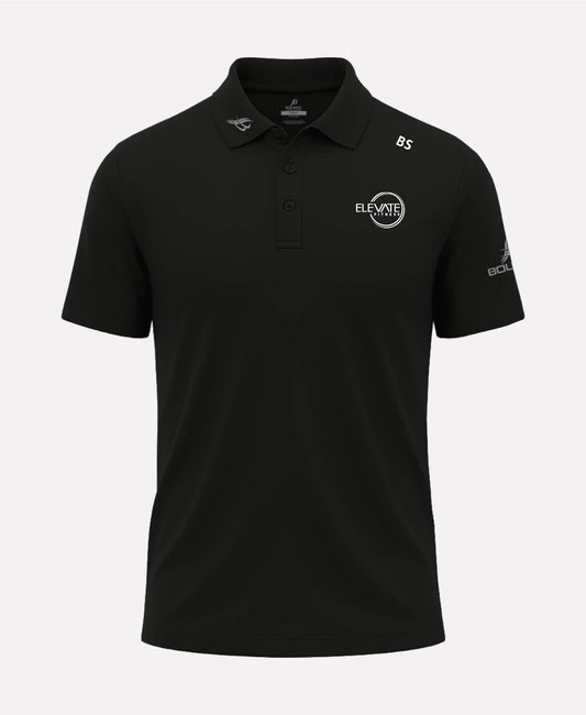 Elevate Fitness FORTIS Polo Shirt (Black)