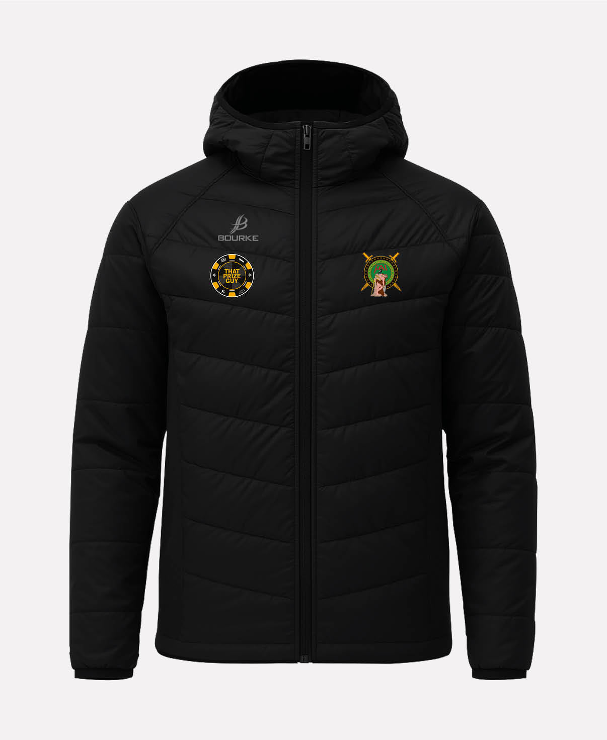 Fight Academy Ireland FORTIS Hooded Jacket (Black)