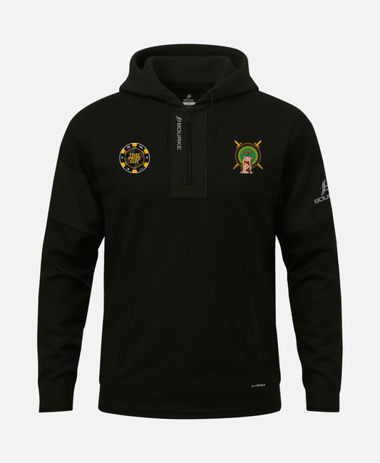 Fight Academy Ireland TEASRA Half Zip Hoodie (Black)