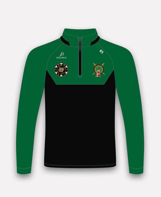 Fight Academy Ireland BARR Half Zip (Black/Green)